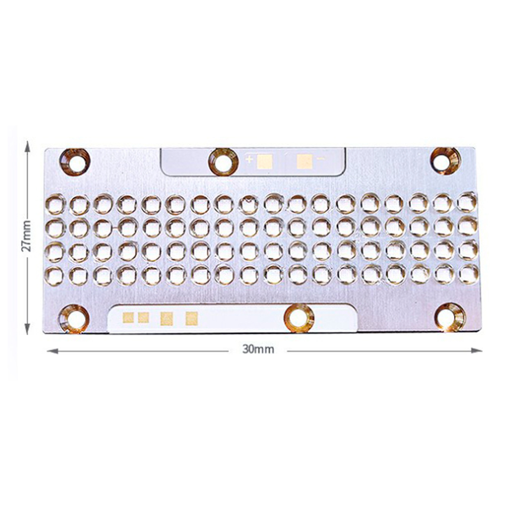 紫外线高功率和高亮度3D打印，打印，无阴影粘合剂UVA LED LED集成光源