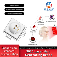 3030激光655nm发电机发型灯珠深红色灯光红灯医学美学治疗灯珠