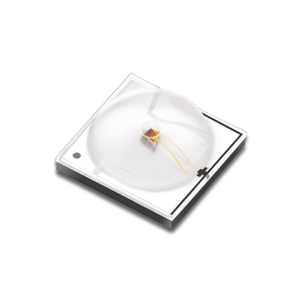 陶瓷5050球头150度1W高功率红色蓝色LED灯光源