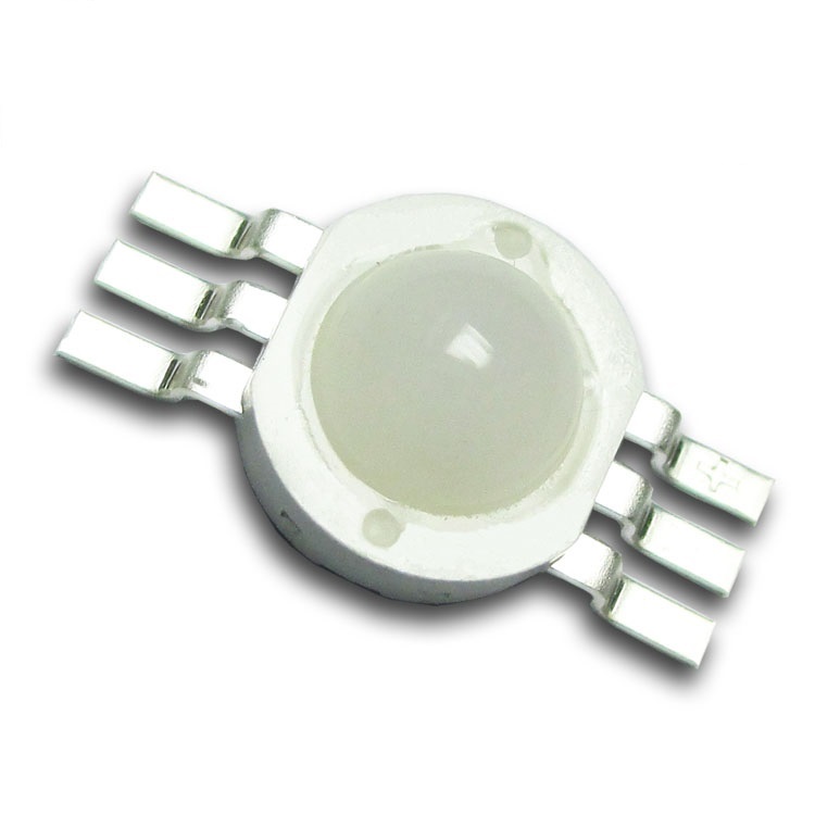 乳白色透镜 6pins 高功率 3w RGB LED