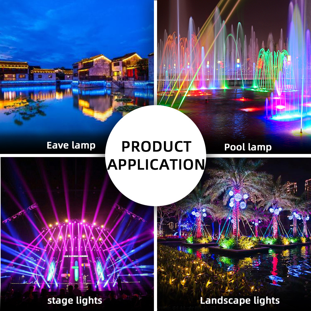 陶瓷2016单色RGB 3W高功率超高亮度游泳池轻舞灯源特殊彩色珠