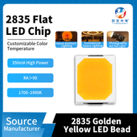 2835金黄光>90高CRI大功率贴片LED光源