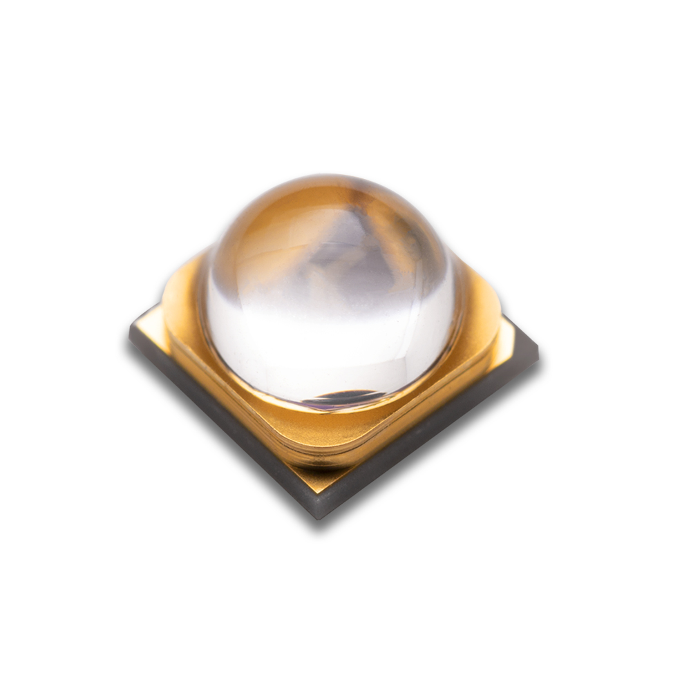 5050大功率红外LED石英60&deg;透镜705-1150nm识别检测IR红外光源