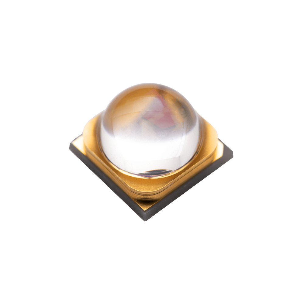 5050石英玻璃60&deg;透镜680-685nm工业视觉检测大功率LED光源